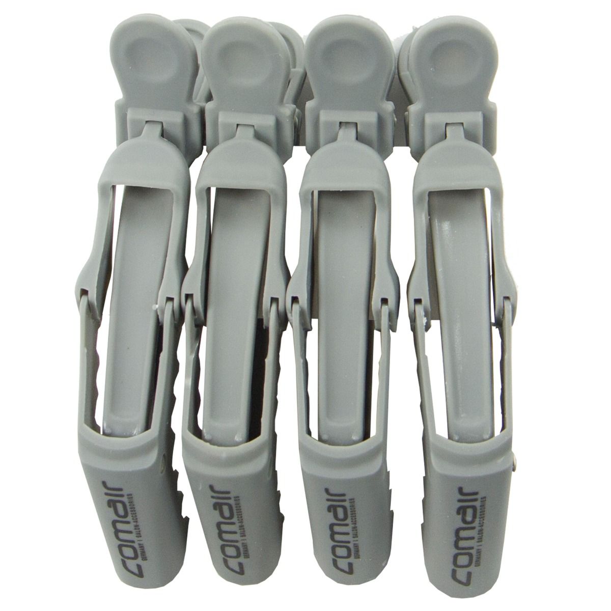 Clipsuri PRIMA, de plastic, pentru suvitelor, gri, 11.5 cm, 4 bucati