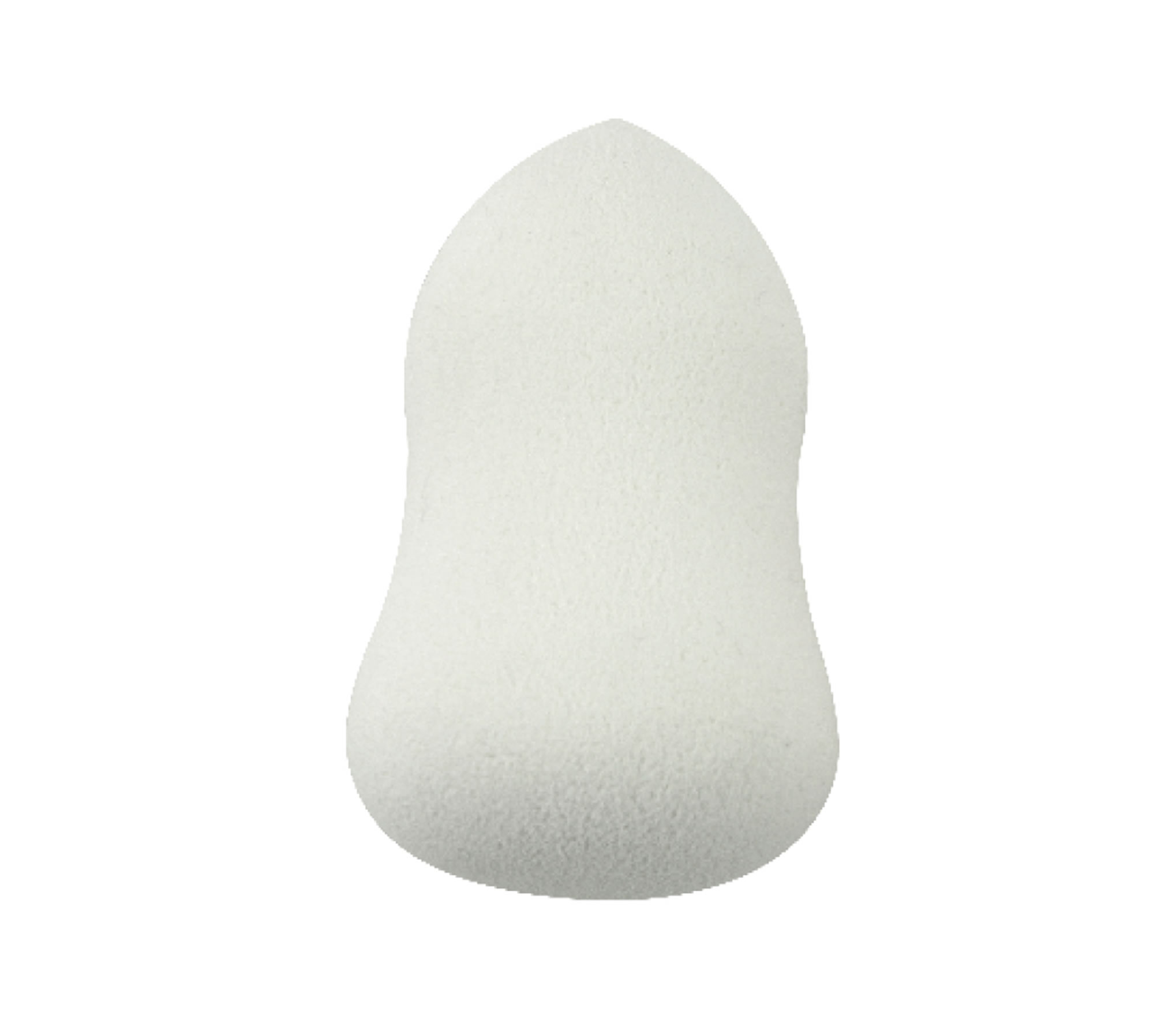 Beauty blender pentru aplicare fond de ten, forma de ou, alb
