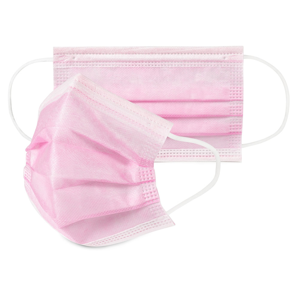 Masca medicala pentru copii, 3 pliuri, 3 straturi  - 50 bucati/pachet