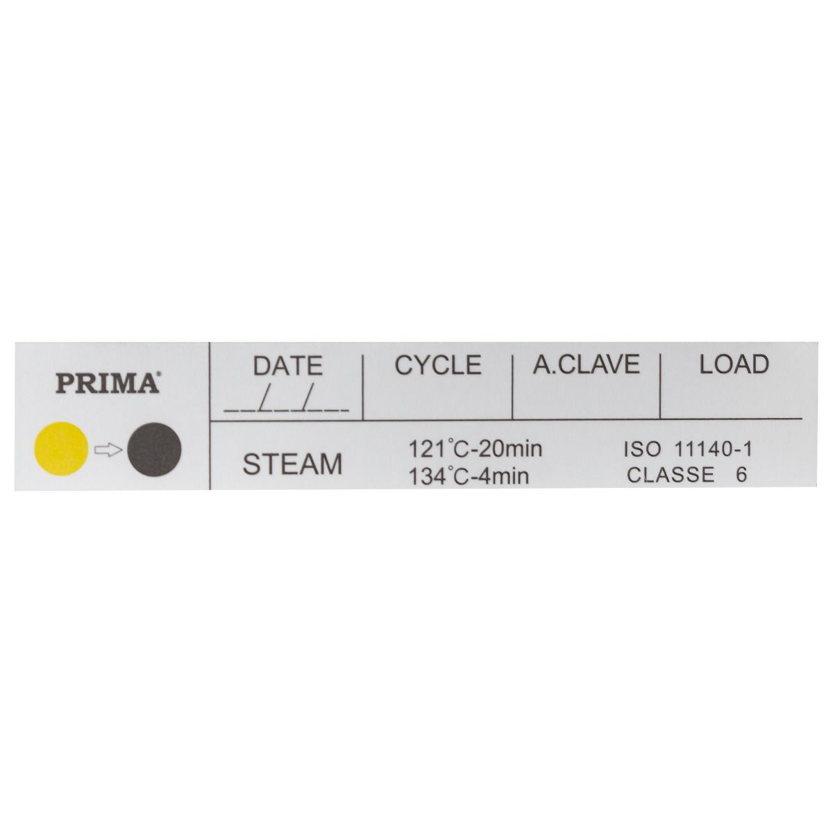 Indicator chimic strip PRIMA, clasa 6 - 250 bucati