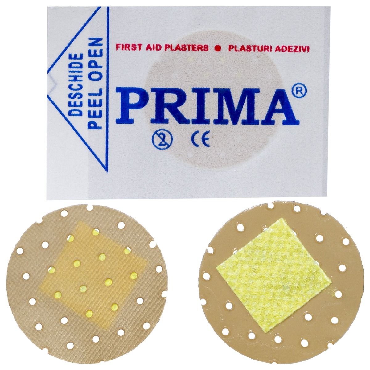 Plasturi natural rotund 22.5mm, 100 bucati
