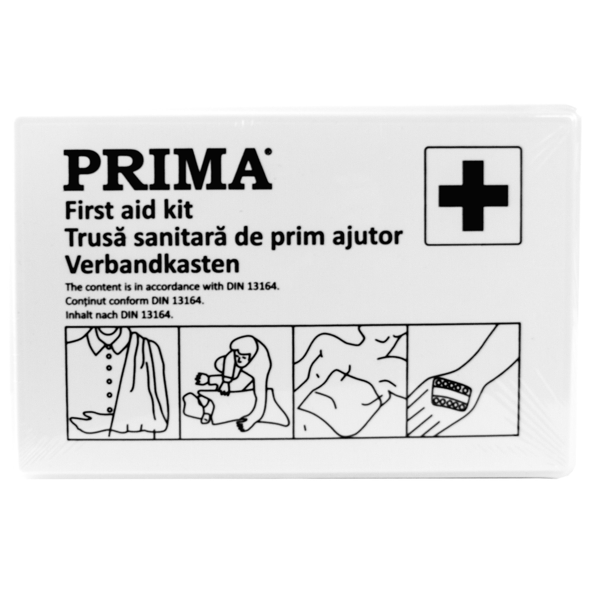 Trusa prim ajutor auto PRIMA, avizata RAR, valabila 2 ani