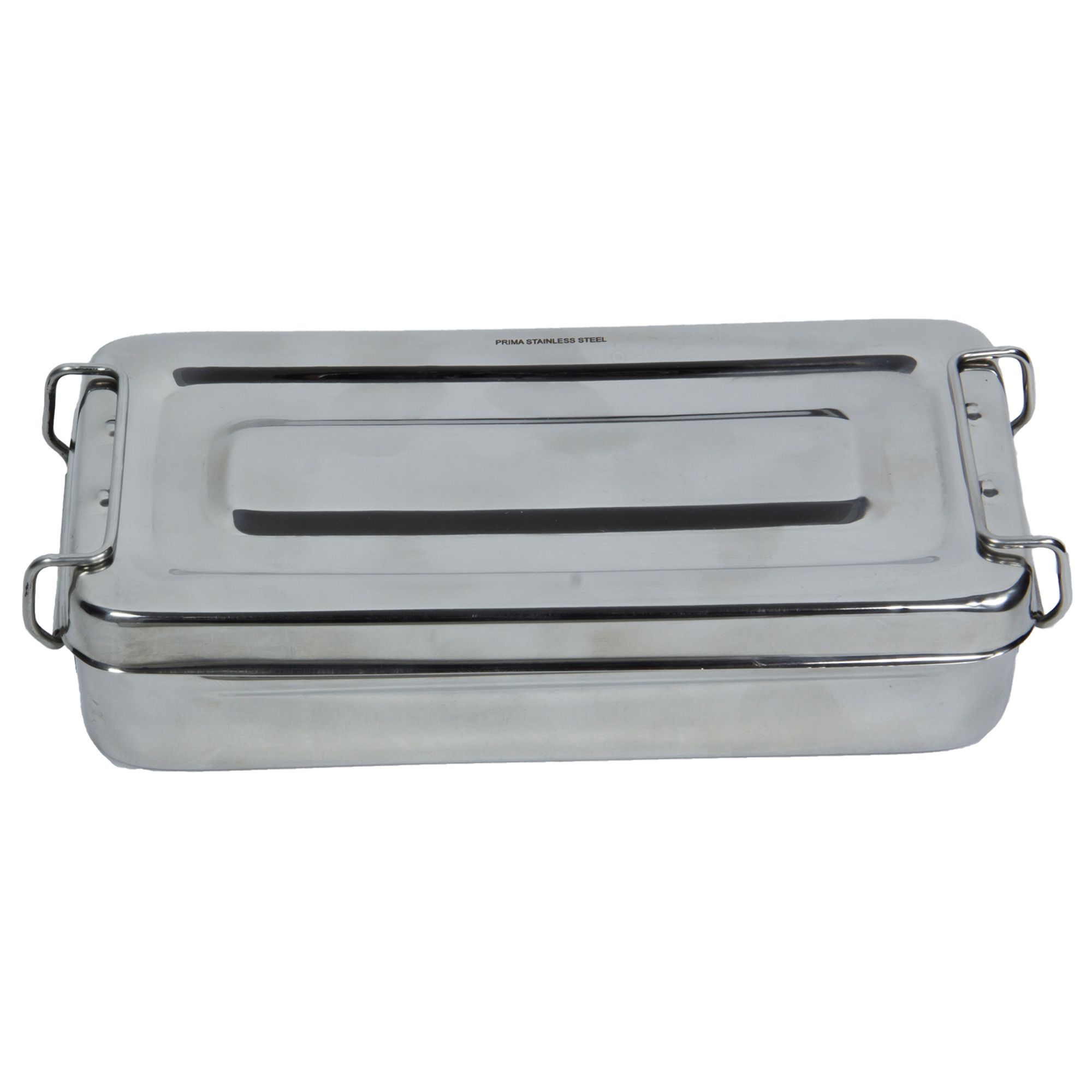 Cutie instrumentar cu manere PRIMA, 18x8x4cm, din otel inox