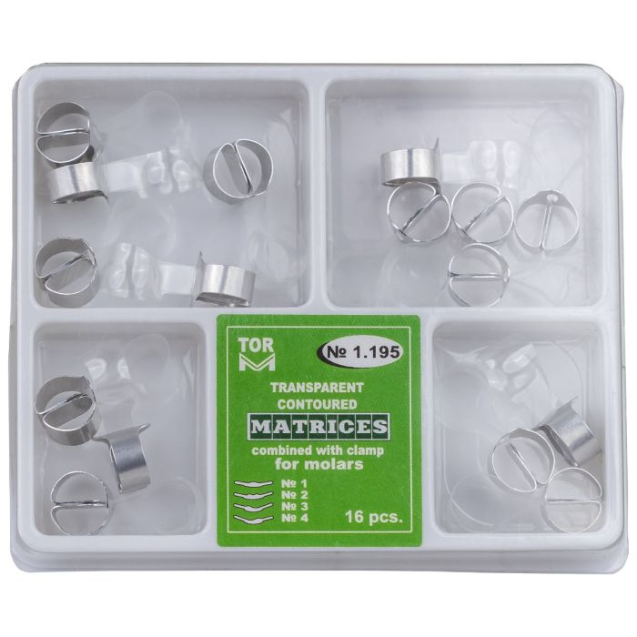 Matrici conturate Mylar cu maner de fixare, 4 tipuri, 16buc