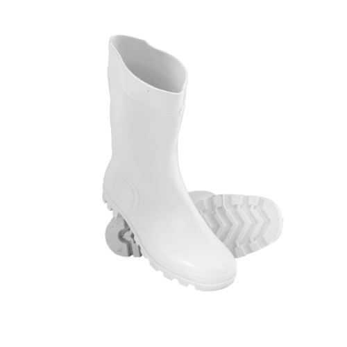 Cizme PVC nitril, albe, marimi 36 - 46