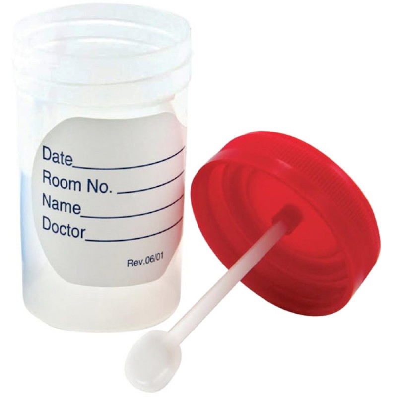 Recipient coprocultura + spatula recoltare 60ml steril 